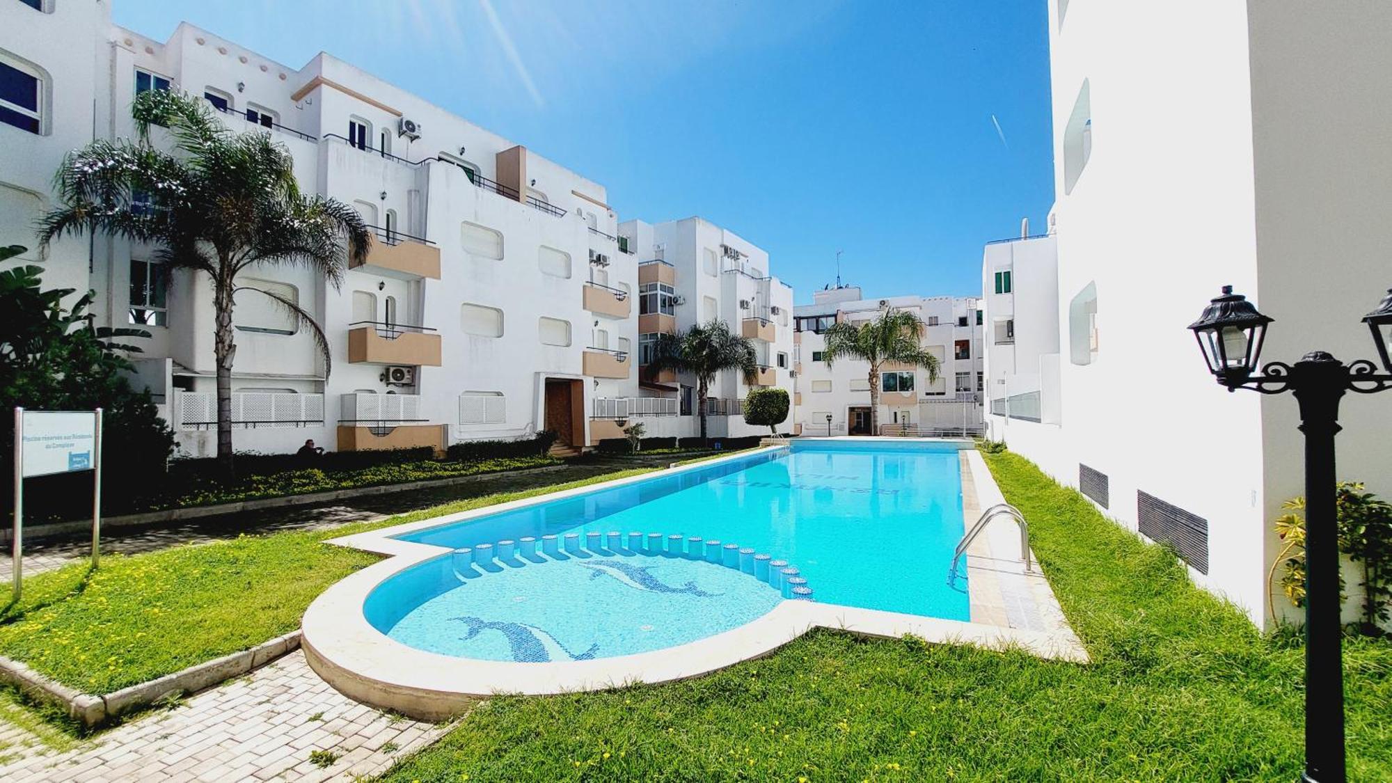 Appartement Avec Piscines, Vue Sur Mer Et Acces A La Plage A Achakar Hill, Tanger. Ngoại thất bức ảnh